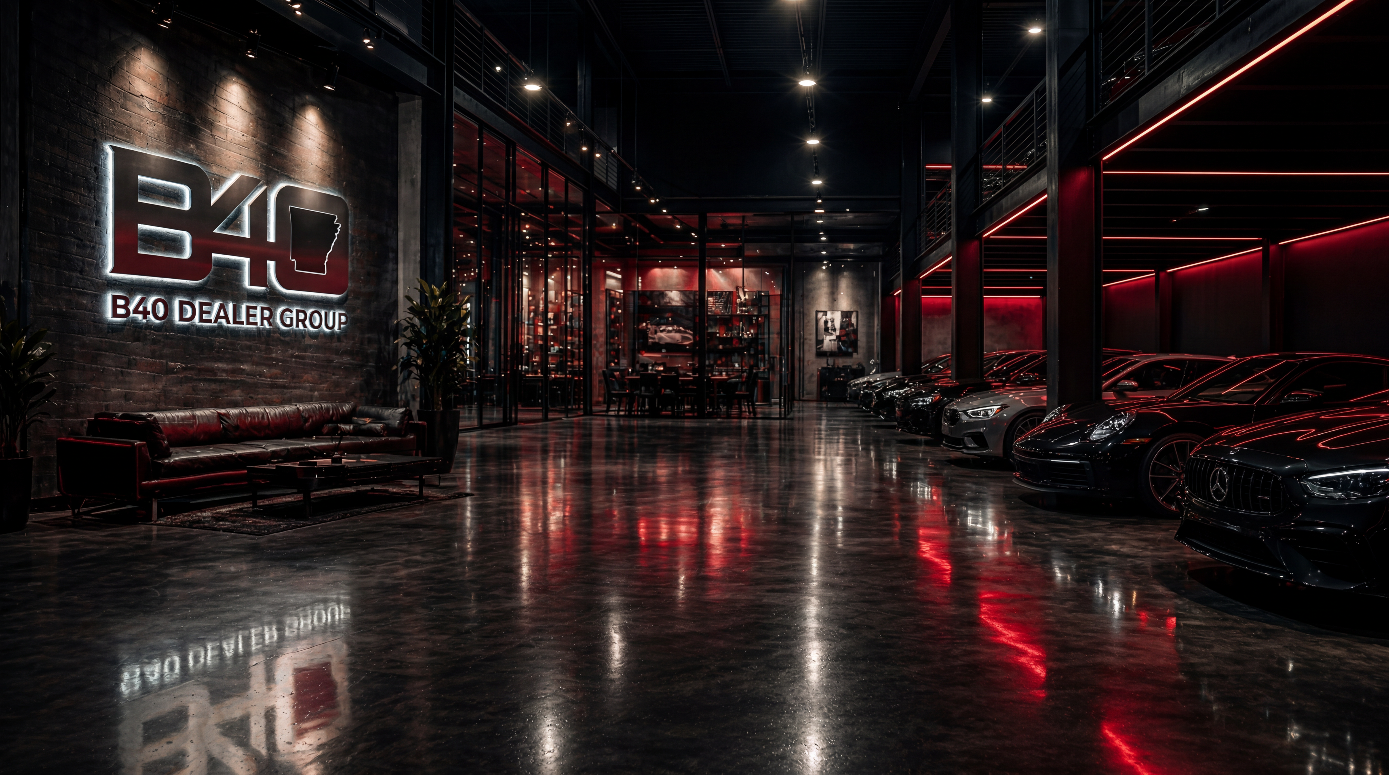 B40 Dealership Series hat lineup